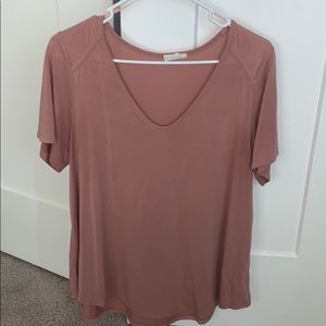 Soft floral pink blouse